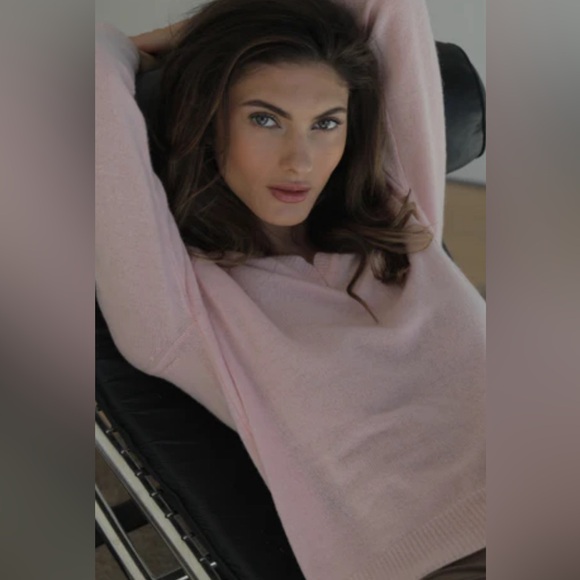 Oats Cashmere Kendra Sweater, L | Pink 🌸 - Picture 3 of 5